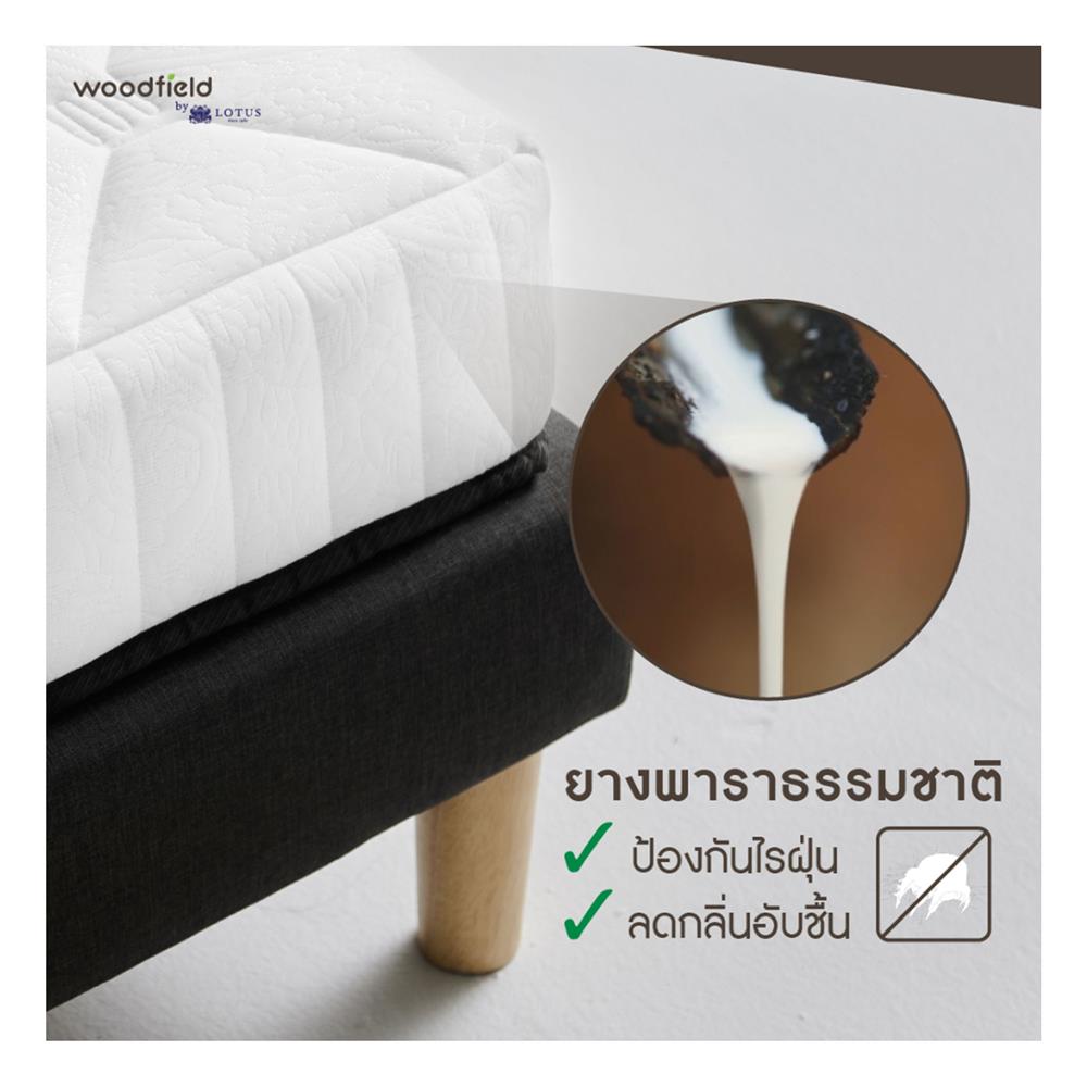 ที่นอน 5 ฟุต WOODFIELD E-HYBRID III พร้อมหมอนหนุน 2 ชิ้น