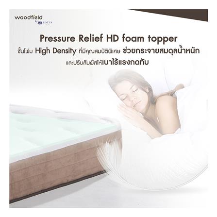 ที่นอน 5 ฟุต WOODFIELD E-HYBRID III พร้อมหมอนหนุน 2 ชิ้น_9