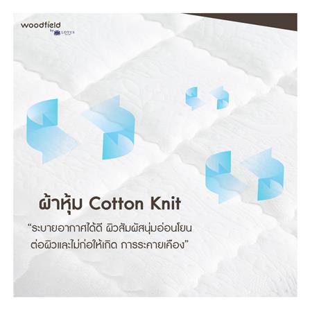 ที่นอน 5 ฟุต WOODFIELD E-HYBRID III พร้อมหมอนหนุน 2 ชิ้น_10