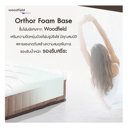 ที่นอน 6 ฟุต WOODFIELD E-HYBRID III พร้อมหมอนหนุน 2 ชิ้น_7