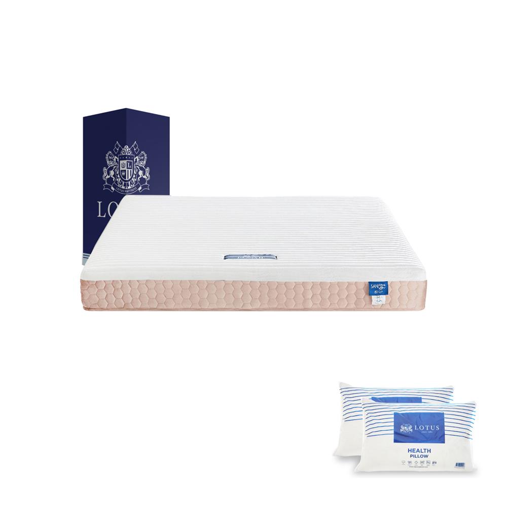 ที่นอน 5 ฟุต LOTUS I-LATEX II (พร้อมหมอนหนุน 2 ชิ้น)