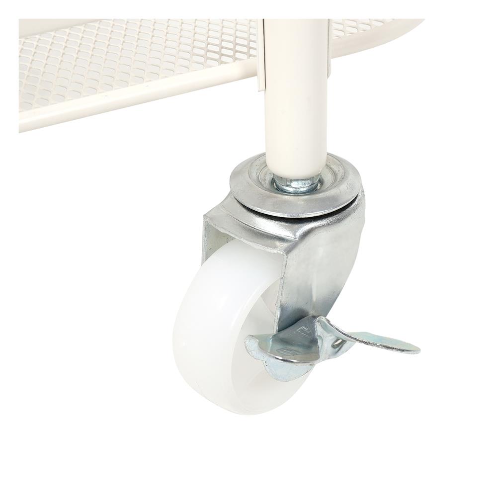 ชั้นวางของ 3 ชั้น มีล้อ STACKO BLISS 50x39x74 ซม. สีครีม