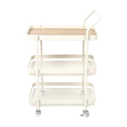 ชั้นวางของ 3 ชั้น มีล้อ STACKO BLISS 50x39x74 ซม. สีครีม_1