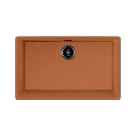 ซิงค์ฝัง 1 หลุม METRIX TEM100CY สีส้มอิฐ_0