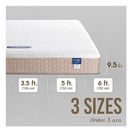 ที่นอน 5 ฟุต LOTUS I-LATEX III (พร้อมหมอนหนุน 2 ชิ้น)_11