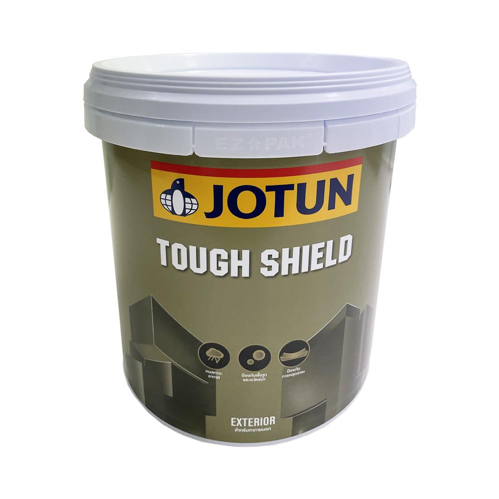 สีน้ำทาภายนอก ชนิดกึ่งเงา JOTUN TOUGH SHIELD BASE B สีขาว 9 ลิตร