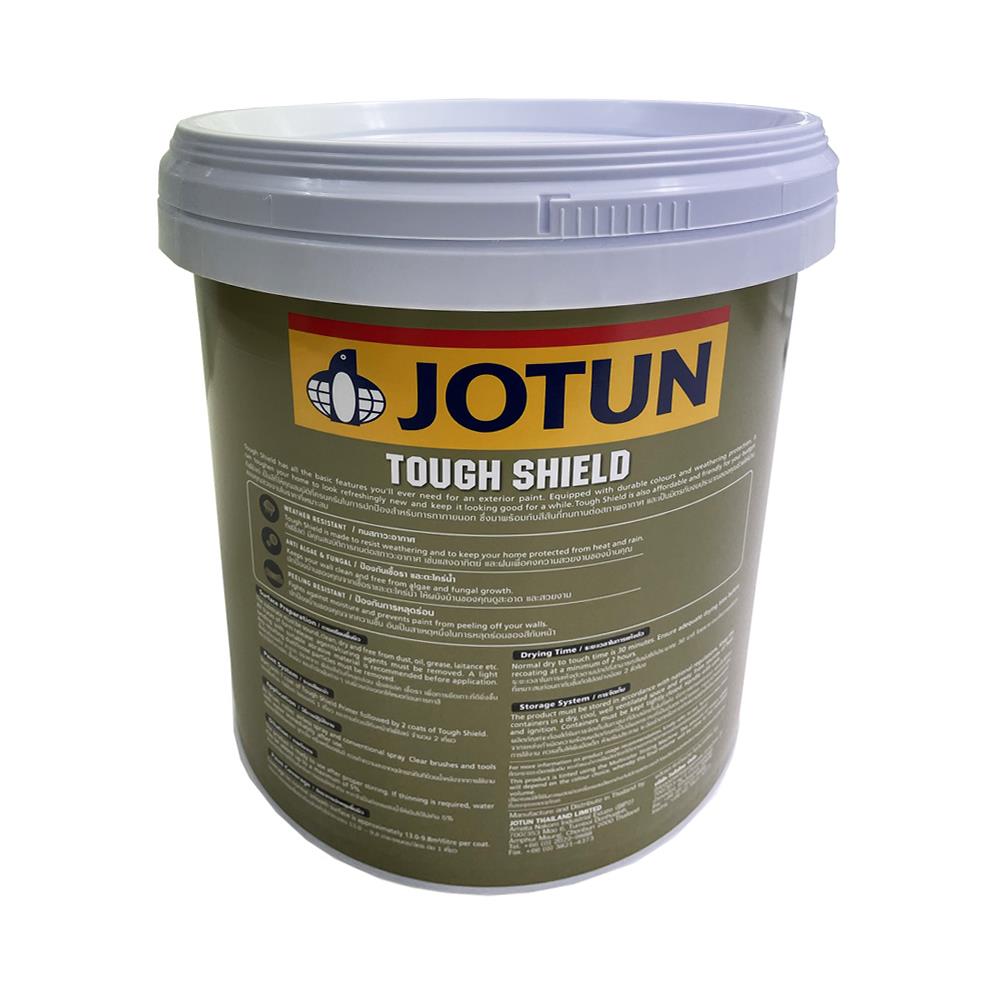 สีน้ำทาภายนอก ชนิดด้าน JOTUN TOUGH SHIELD BASE A สีขาว 9 ลิตร