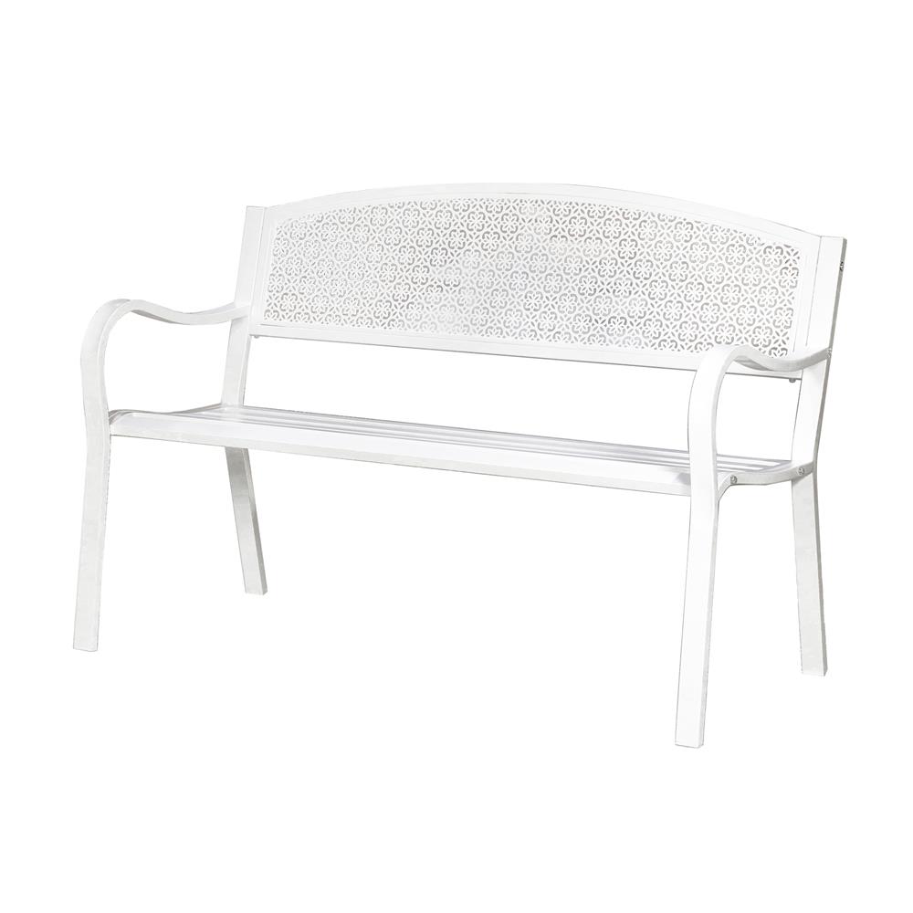 ม้านั่งสนาม SPRING PEARLA สีขาว_1