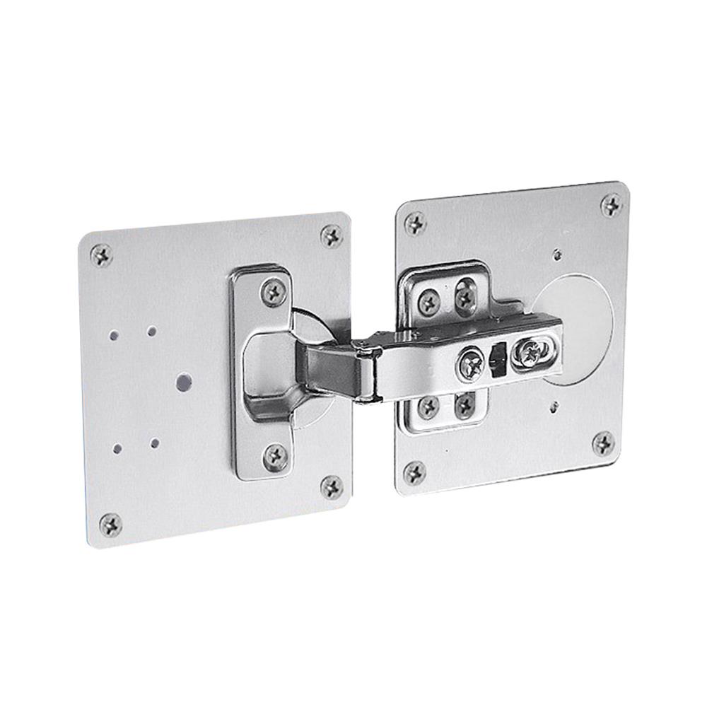 แผ่นซ่อมบานพับสแตนเลส DEXZON DY2204 90 มม.