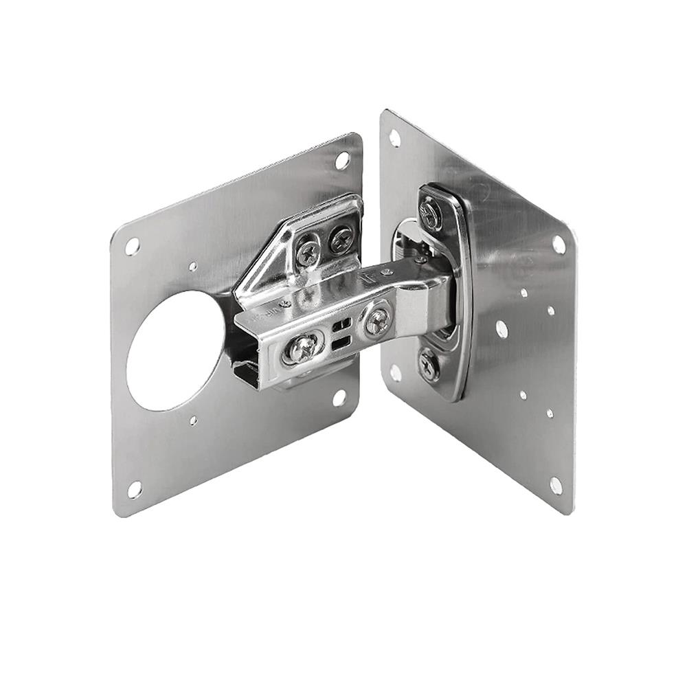 แผ่นซ่อมบานพับสแตนเลส DEXZON DY2204 90 มม.