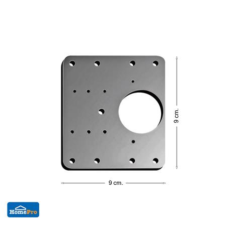 แผ่นซ่อมบานพับสแตนเลส DEXZON DY2204 90 มม._4