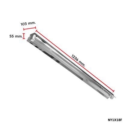 โคมโรงงานติดลอย CARINI NY1X18F 1x120 ซม. สีขาว_6