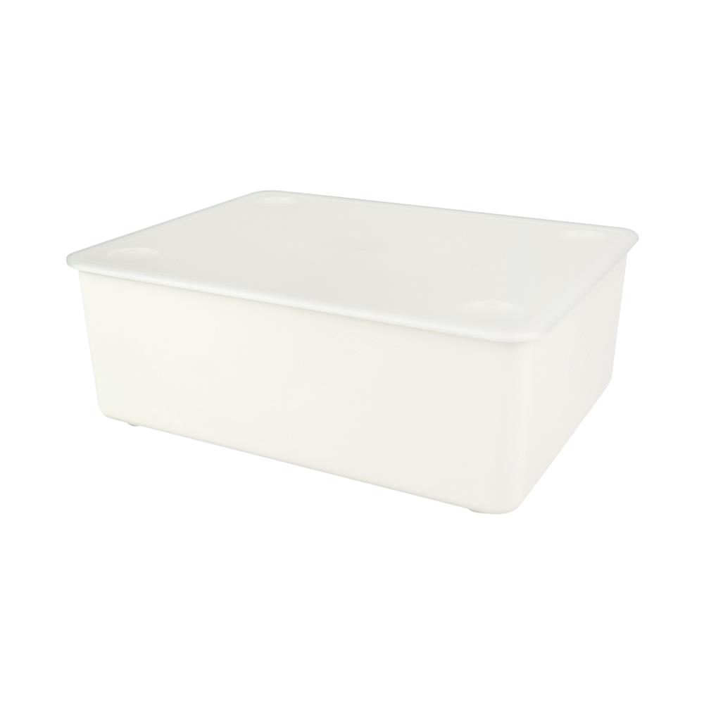 กล่องจัดเก็บเสื้อชั้นใน PLIM SIZE L สีขาว