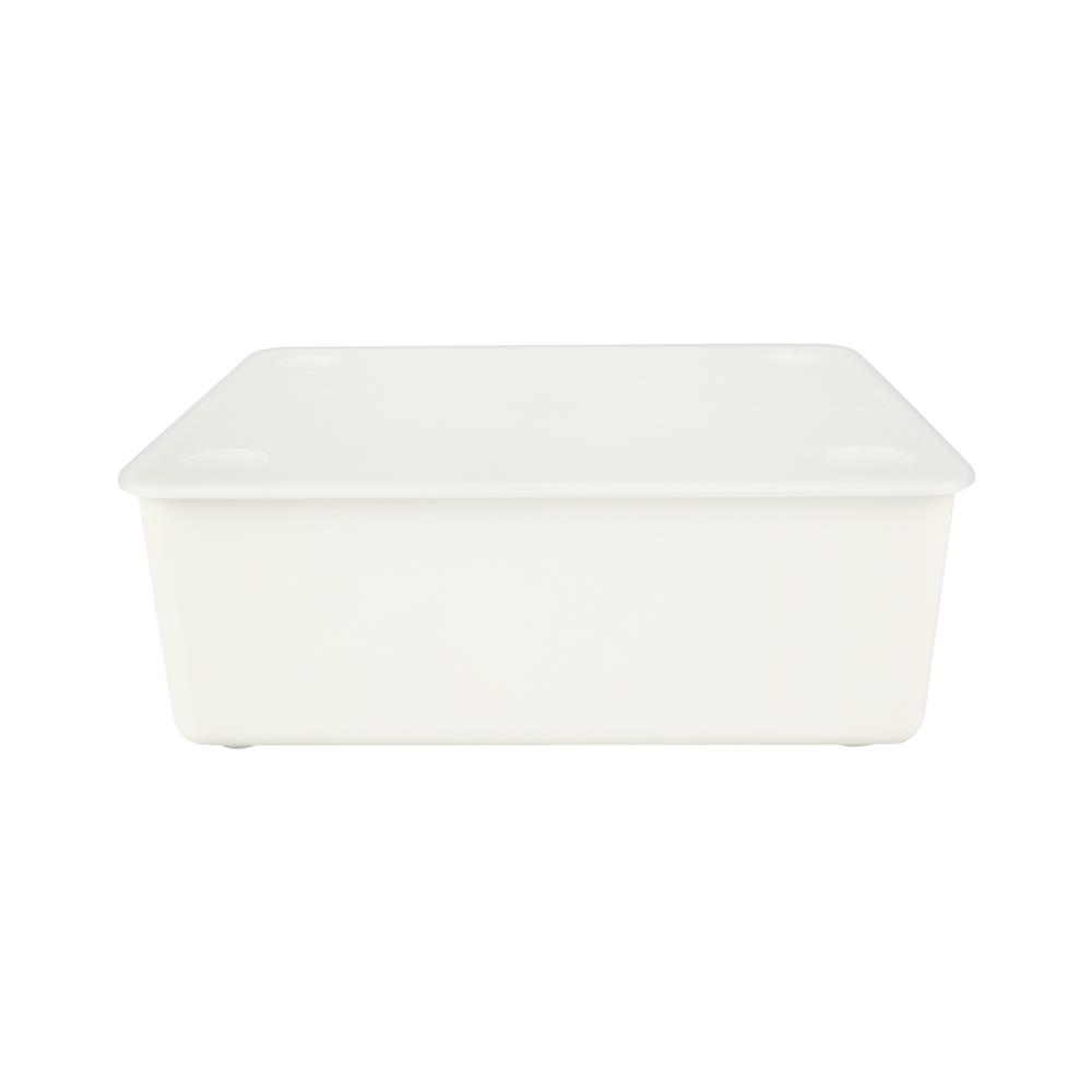 กล่องจัดเก็บเสื้อชั้นใน PLIM SIZE L สีขาว