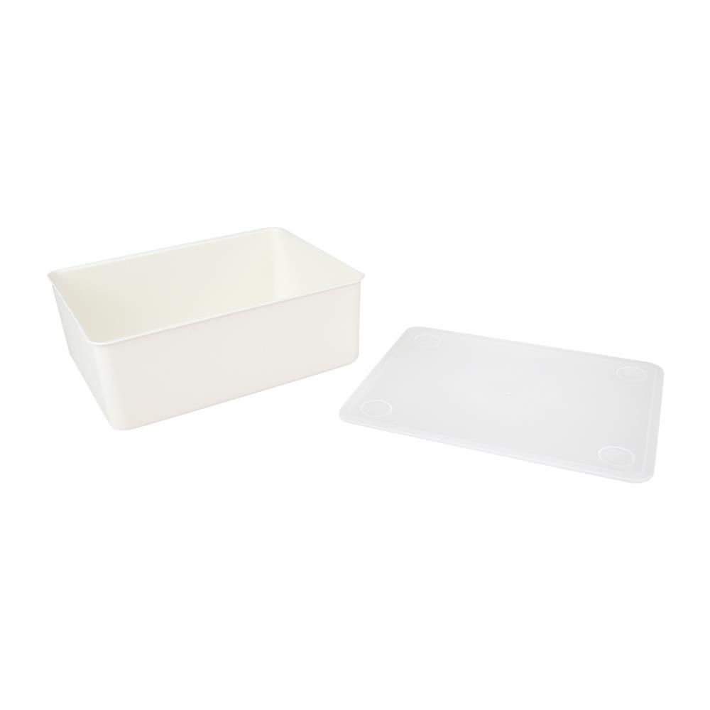 กล่องจัดเก็บเสื้อชั้นใน PLIM SIZE L สีขาว