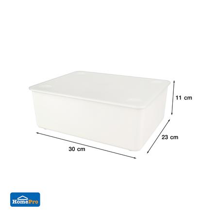 กล่องจัดเก็บเสื้อชั้นใน PLIM SIZE L สีขาว_4