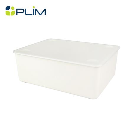 กล่องจัดเก็บเสื้อชั้นใน PLIM SIZE L สีขาว