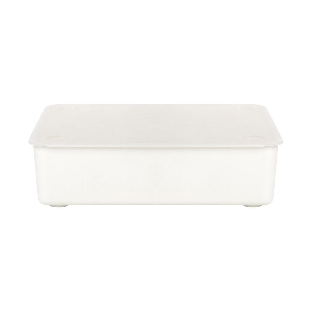 กล่องจัดเก็บถุงเท้า 15 ช่อง PLIM SIZE L สีขาว