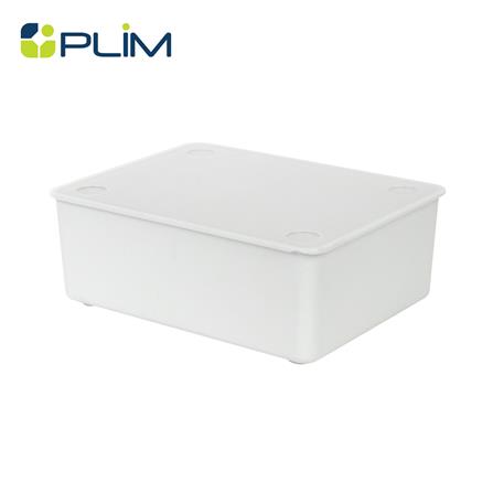 กล่องจัดเก็บเสื้อชั้นใน PLIM SIZE L สีเทา