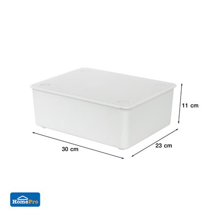 กล่องจัดเก็บเสื้อชั้นใน PLIM SIZE L สีเทา_4