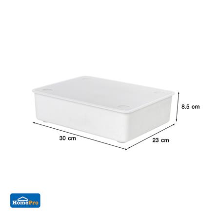 กล่องจัดเก็บถุงเท้า 15 ช่อง PLIM SIZE L สีเทา_4