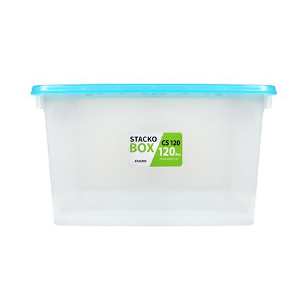 กล่องเก็บของ STACKO CS120L 79.5x52.6x42.7 ซม. สีใส/ฟ้า_1