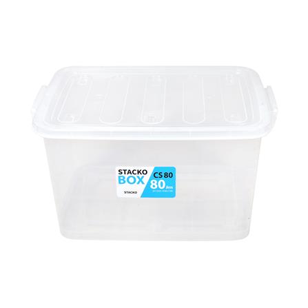 กล่องเก็บของ STACKO CS80L 67.5x45.1x38.2 ซม. สีใส_1