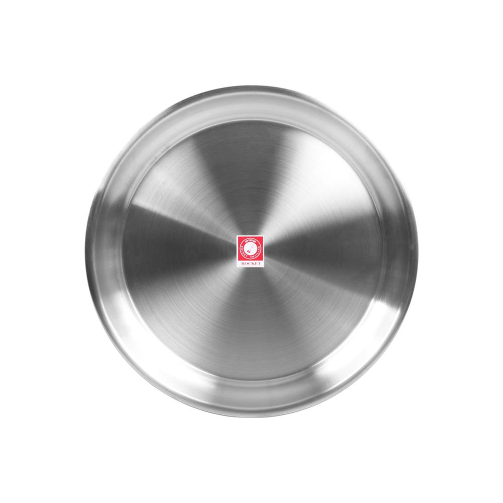ถาดกลมสเตนเลส ROCKET 14 นิ้ว