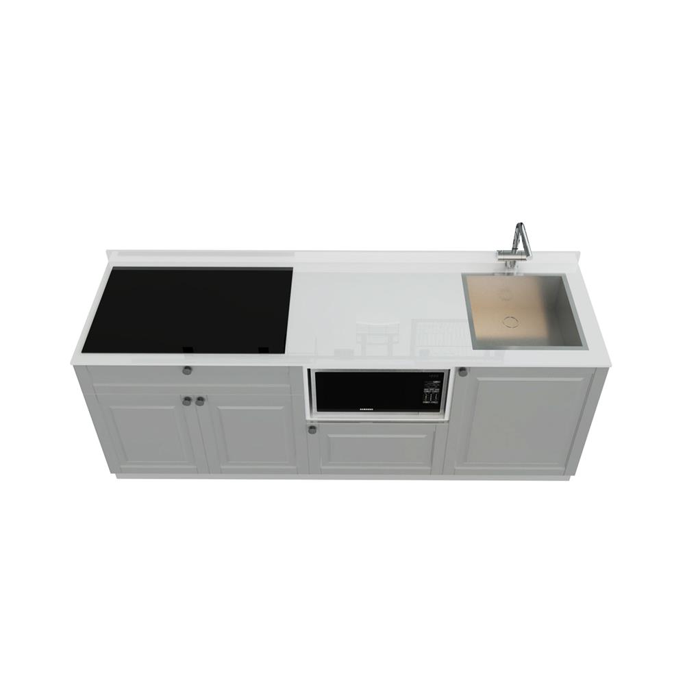 ครัวไม้สำเร็จ STARMARK ALICE_BASE_H_R 211 ซม.