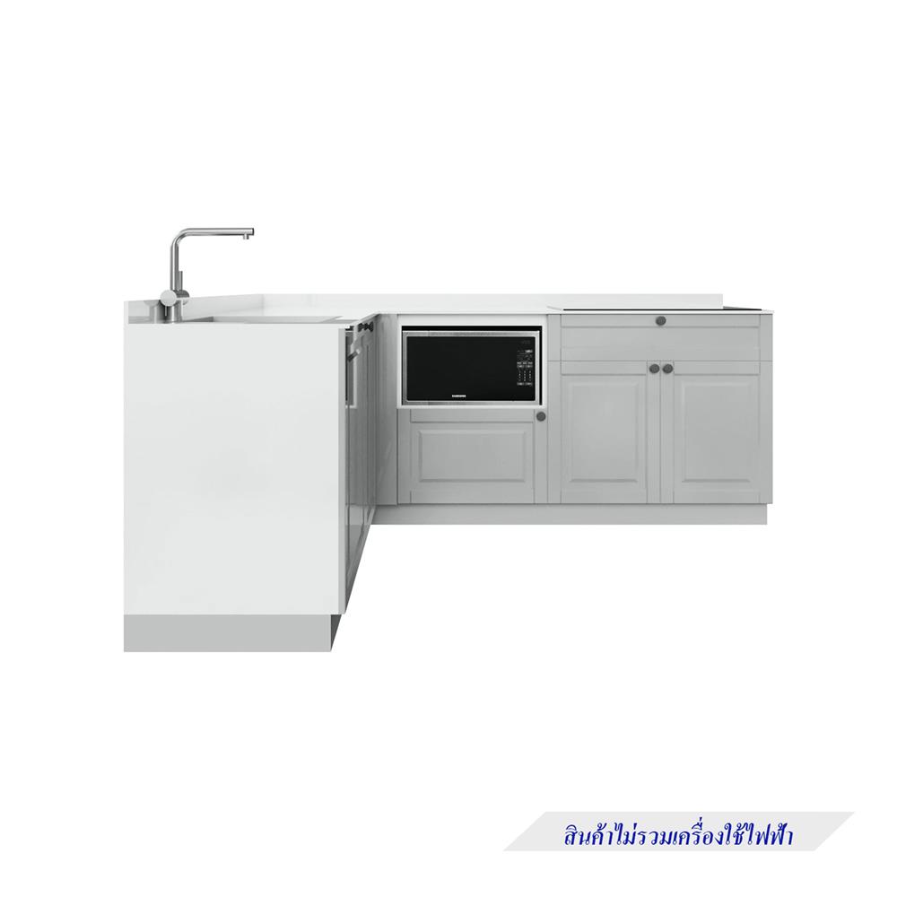 ครัวไม้สำเร็จ STARMARK ALICE_BASE_H_L_L 220 ซม.