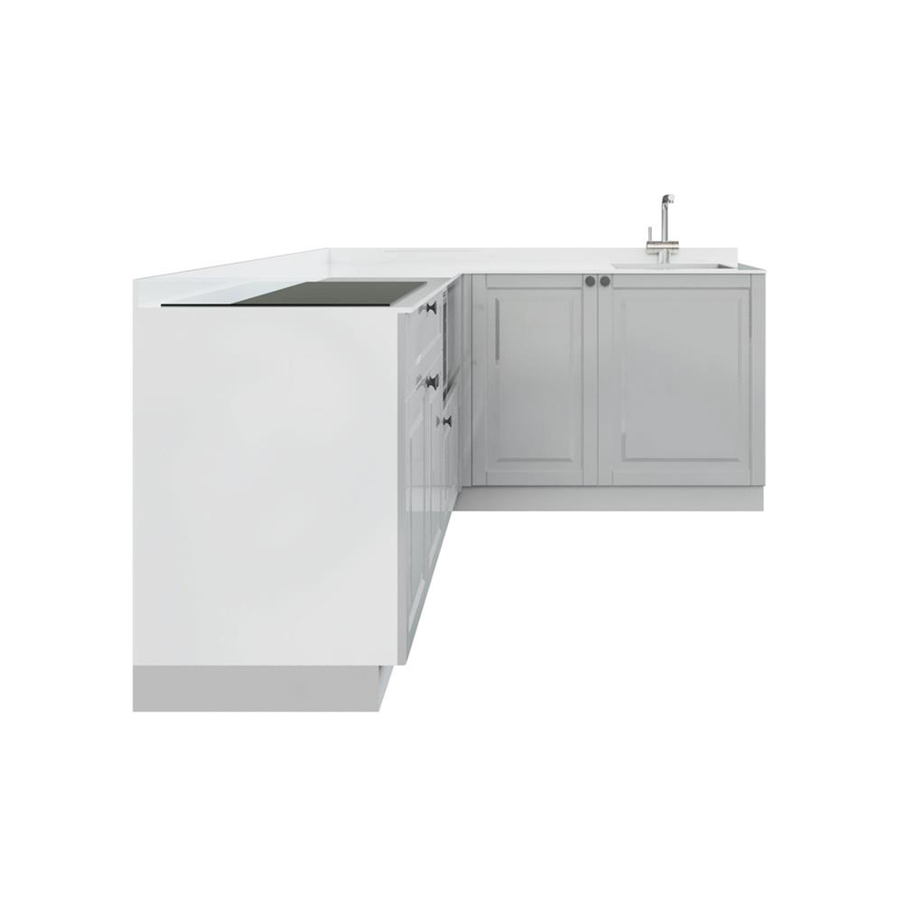 ครัวไม้สำเร็จ STARMARK ALICE_BASE_H_R_L 220 ซม.