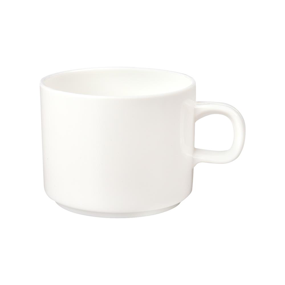 ชุดถ้วยกาแฟเมลามีน KEYWAY 300 มล. สีครีม