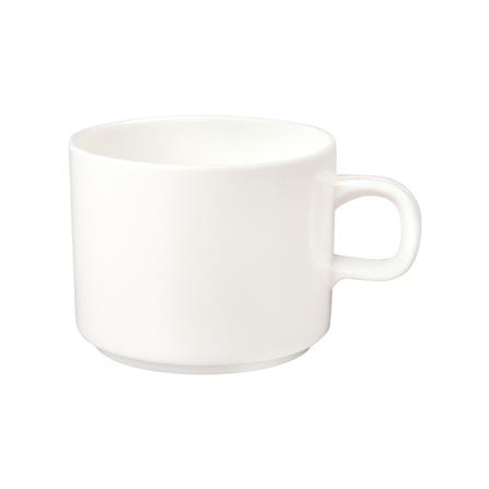 ชุดถ้วยกาแฟเมลามีน KEYWAY 300 มล. สีครีม_2