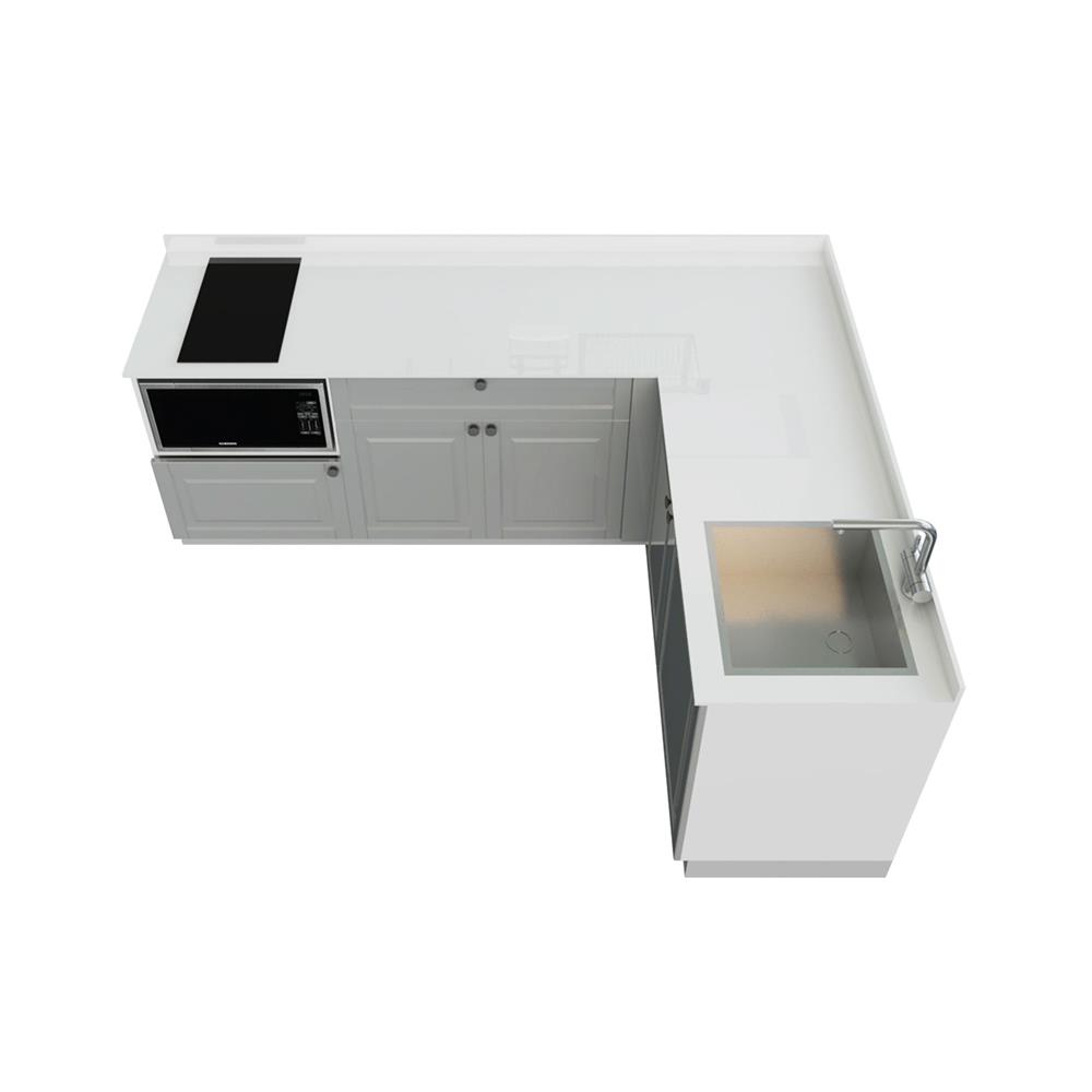 ครัวไม้สำเร็จ STARMARK ALICE_BASE_L_R 220 ซม.