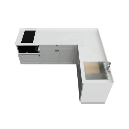 ครัวไม้สำเร็จ STARMARK ALICE_BASE_L_R 220 ซม._2