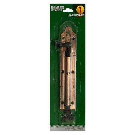 กลอนทั่วไป NAP 430-577 ลายดอกไม้ 6 นิ้ว สีทองแดงรมดำ_2