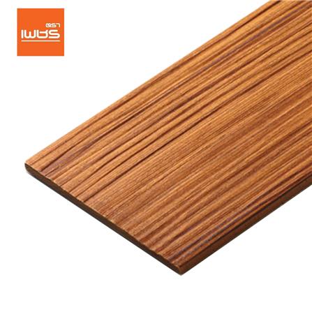 ไม้ฝา ตราเพชร 15x300x0.6 ซม. สีสักเศรษฐี