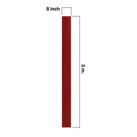 ไม้ฝา ตราเพชร 20x300x0.8 ซม. สีแดงทับทิม_5