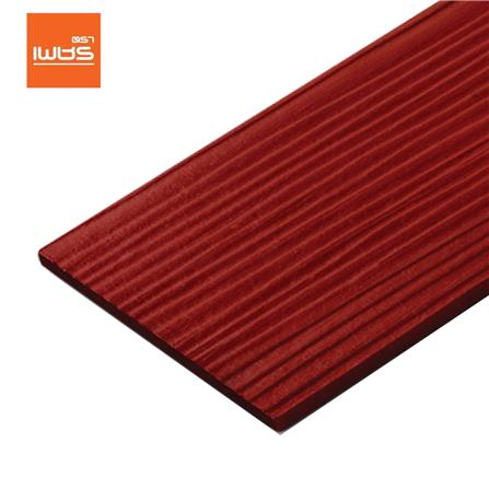 ไม้ฝา ตราเพชร 20x300x0.8 ซม. สีแดงทับทิม