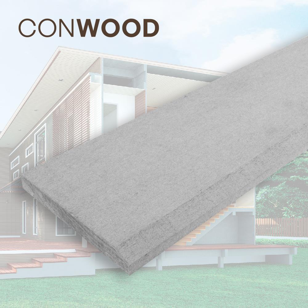 ไม้เชิงชาย CONWOOD 15X305X1.6 ซม. สีเทา