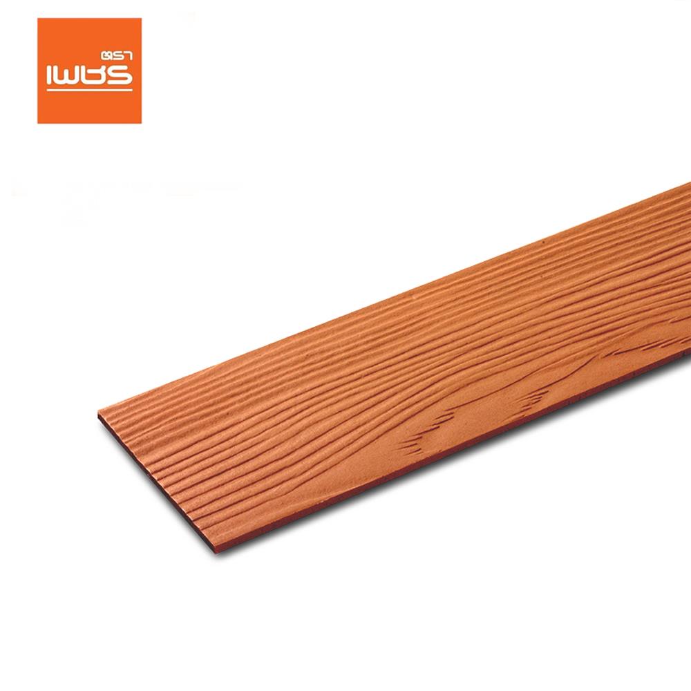 ไม้ฝา ตราเพชร 20x400x0.8 ซม. สีน้ำตาลสักทอง