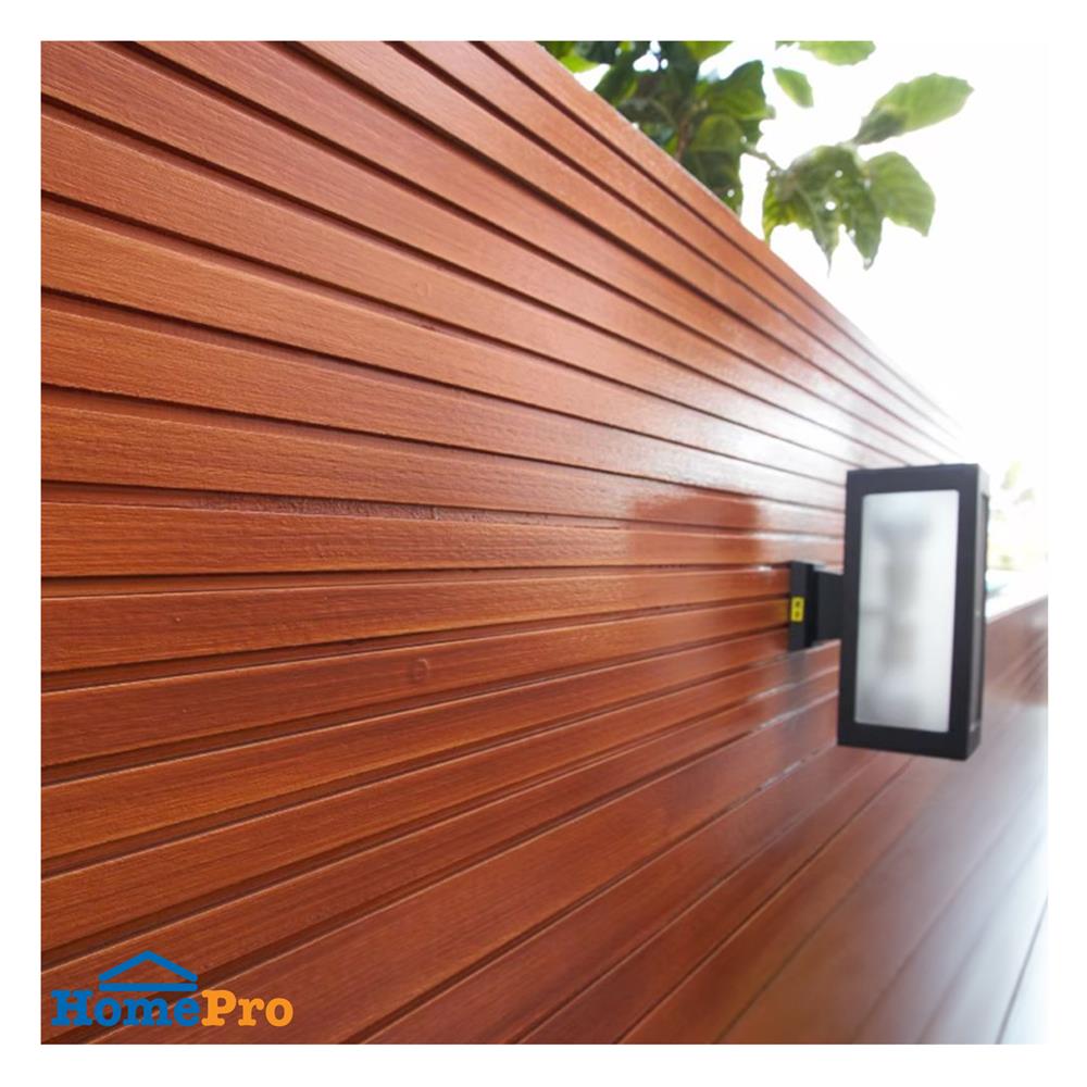 ไม้ผนังบังใบ CONWOOD ลายเสี้ยน หน้า 8 นิ้ว 1.1x20x305 ซม. สีขาวงาช้าง