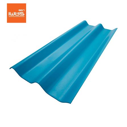 กระเบื้องหลังคา ลอนคู่ ตราเพชร 0.4x50x120 ซม. สีฟ้าร่มรื่น_0