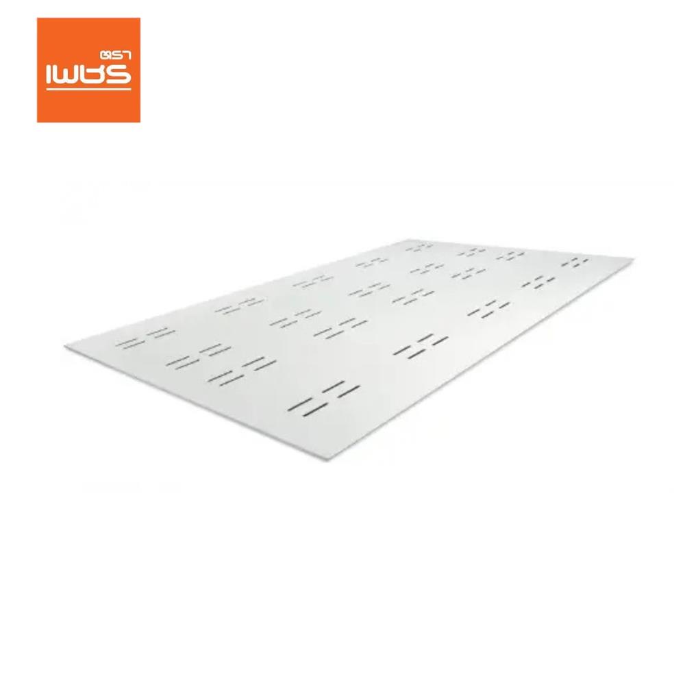 ฝ้าระบายอากาศ ตราเพชร เรียบ ลายแคปซูล 0.4X60X120 ซม. สีธรรมชาติ