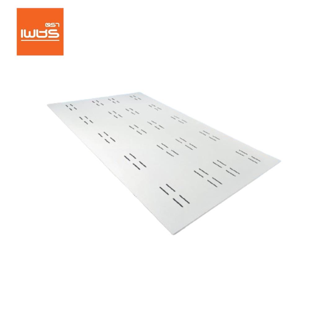 ฝ้าระบายอากาศ ตราเพชร เรียบ ลายแคปซูล 0.4X60X120 ซม. สีธรรมชาติ