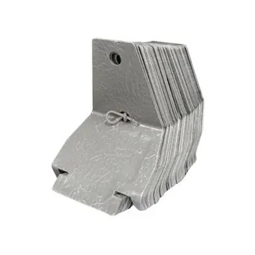 ล็อกกิ้งคีย์ แบบหนา TRK 2.5x4 ซม. สีเงิน (แพ็ก 50 ชิ้น)