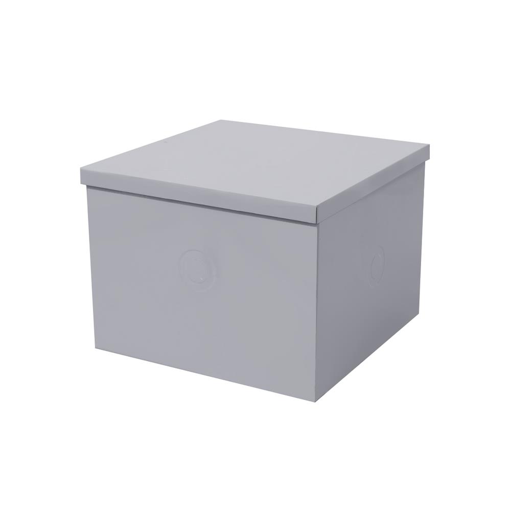 กล่องพักสาย BT 8x8x6 นิ้ว สีเทา