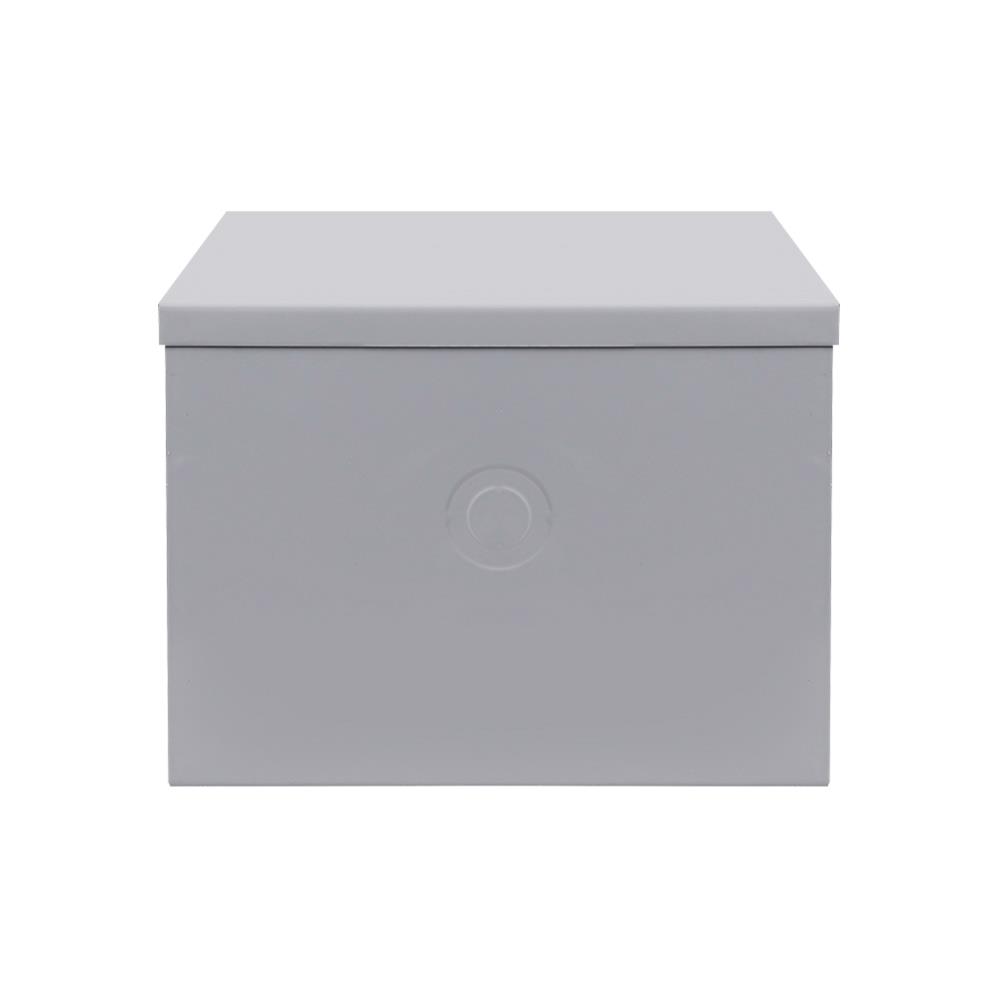 กล่องพักสาย BT 8x8x6 นิ้ว สีเทา