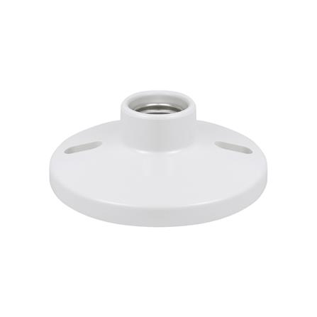 ขั้วแป้นเกลียวตัวใหญ่ SOKAWA E27 S-024 สีขาว