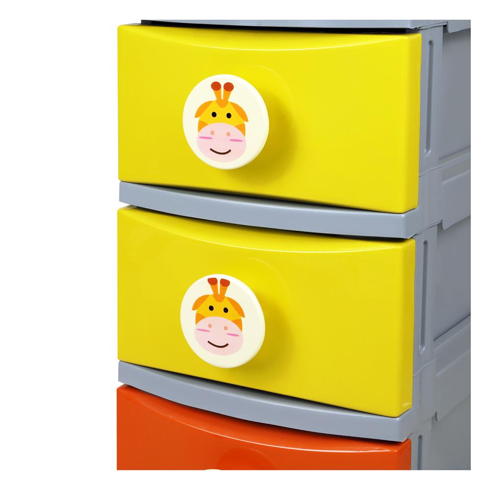 ตู้ลิ้นชัก 6 ชั้น MODERN B28 28x45x107 ซาฟารี